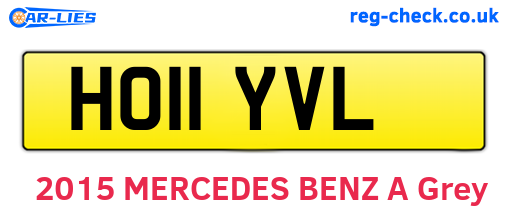 HO11YVL are the vehicle registration plates.