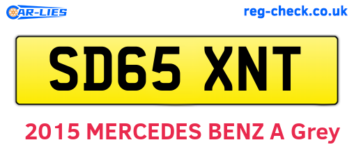 SD65XNT are the vehicle registration plates.
