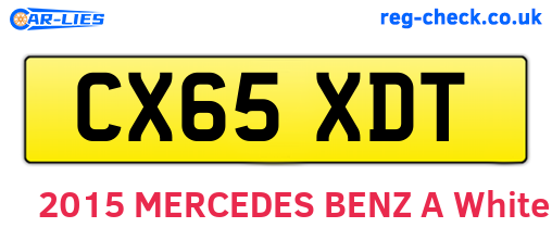 CX65XDT are the vehicle registration plates.