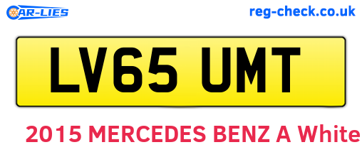 LV65UMT are the vehicle registration plates.