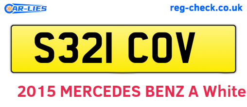 S321COV are the vehicle registration plates.