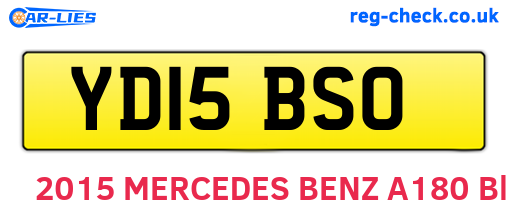 YD15BSO are the vehicle registration plates.