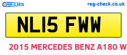 NL15FWW are the vehicle registration plates.
