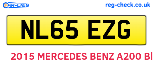 NL65EZG are the vehicle registration plates.