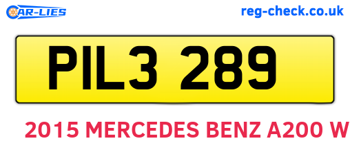 PIL3289 are the vehicle registration plates.