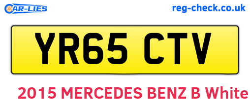 YR65CTV are the vehicle registration plates.
