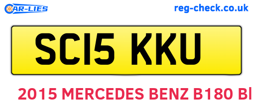 SC15KKU are the vehicle registration plates.