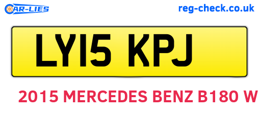 LY15KPJ are the vehicle registration plates.