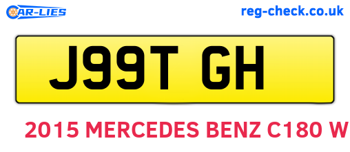 J99TGH are the vehicle registration plates.