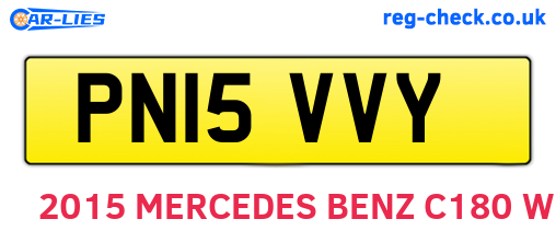 PN15VVY are the vehicle registration plates.