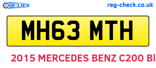 MH63MTH are the vehicle registration plates.