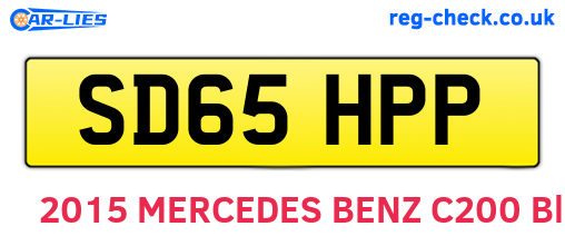 SD65HPP are the vehicle registration plates.