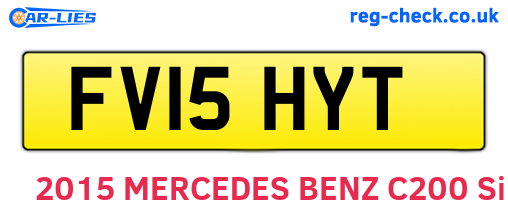 FV15HYT are the vehicle registration plates.