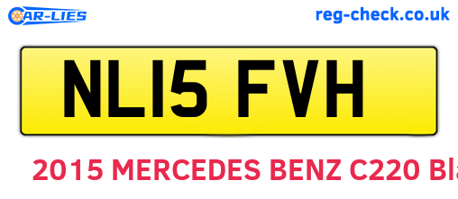 NL15FVH are the vehicle registration plates.