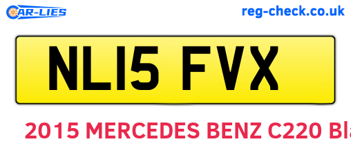 NL15FVX are the vehicle registration plates.