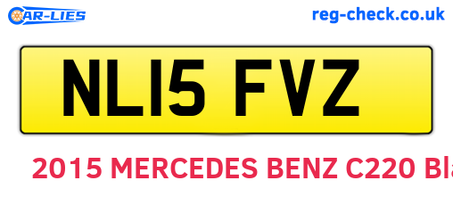 NL15FVZ are the vehicle registration plates.