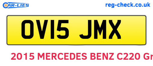 OV15JMX are the vehicle registration plates.