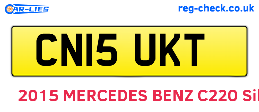 CN15UKT are the vehicle registration plates.