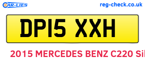 DP15XXH are the vehicle registration plates.