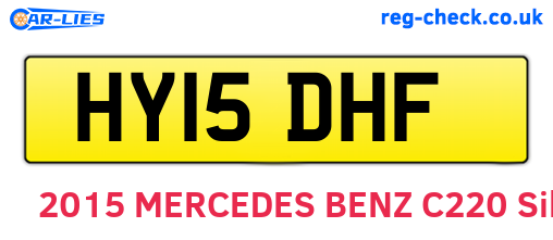 HY15DHF are the vehicle registration plates.