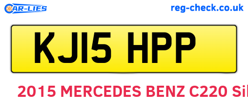 KJ15HPP are the vehicle registration plates.