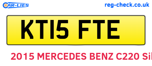 KT15FTE are the vehicle registration plates.