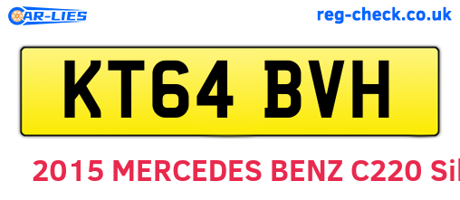 KT64BVH are the vehicle registration plates.