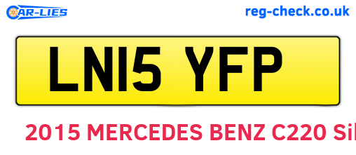 LN15YFP are the vehicle registration plates.