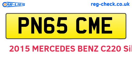 PN65CME are the vehicle registration plates.