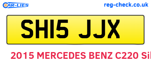 SH15JJX are the vehicle registration plates.