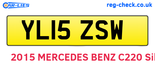 YL15ZSW are the vehicle registration plates.