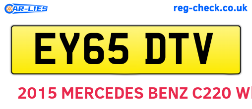 EY65DTV are the vehicle registration plates.