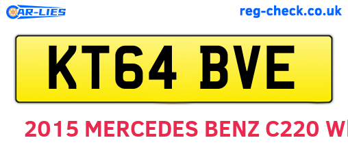 KT64BVE are the vehicle registration plates.