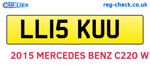 LL15KUU are the vehicle registration plates.