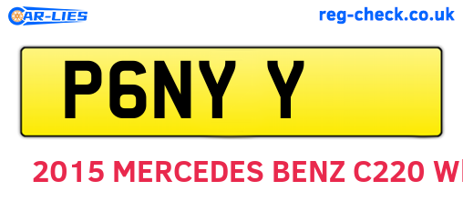 P6NYY are the vehicle registration plates.