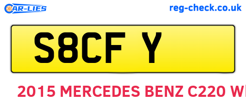 S8CFY are the vehicle registration plates.