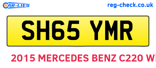 SH65YMR are the vehicle registration plates.