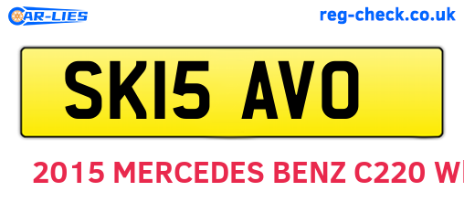 SK15AVO are the vehicle registration plates.