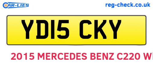 YD15CKY are the vehicle registration plates.