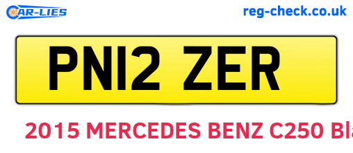 PN12ZER are the vehicle registration plates.