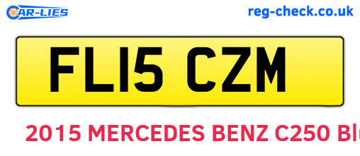 FL15CZM are the vehicle registration plates.