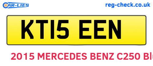 KT15EEN are the vehicle registration plates.