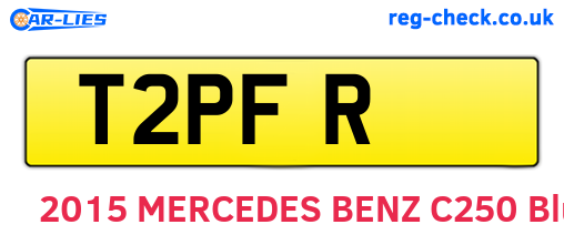 T2PFR are the vehicle registration plates.