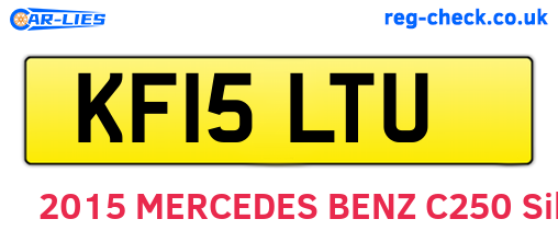 KF15LTU are the vehicle registration plates.