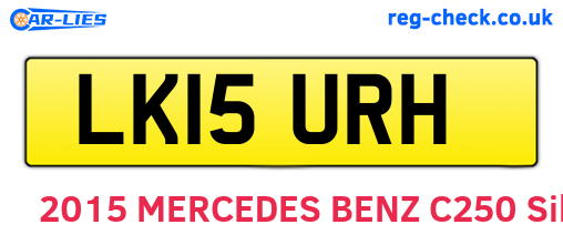 LK15URH are the vehicle registration plates.