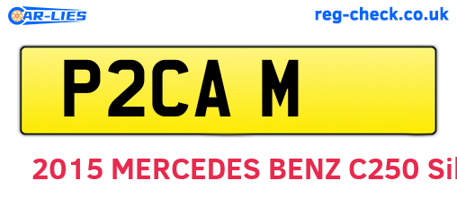 P2CAM are the vehicle registration plates.
