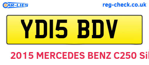 YD15BDV are the vehicle registration plates.
