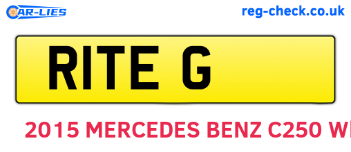 R1TEG are the vehicle registration plates.
