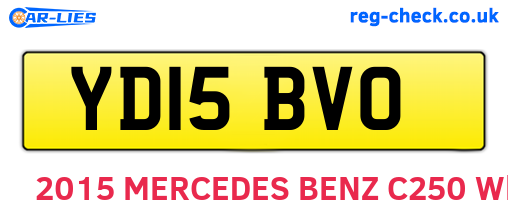YD15BVO are the vehicle registration plates.
