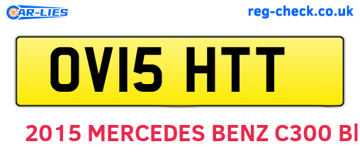 OV15HTT are the vehicle registration plates.